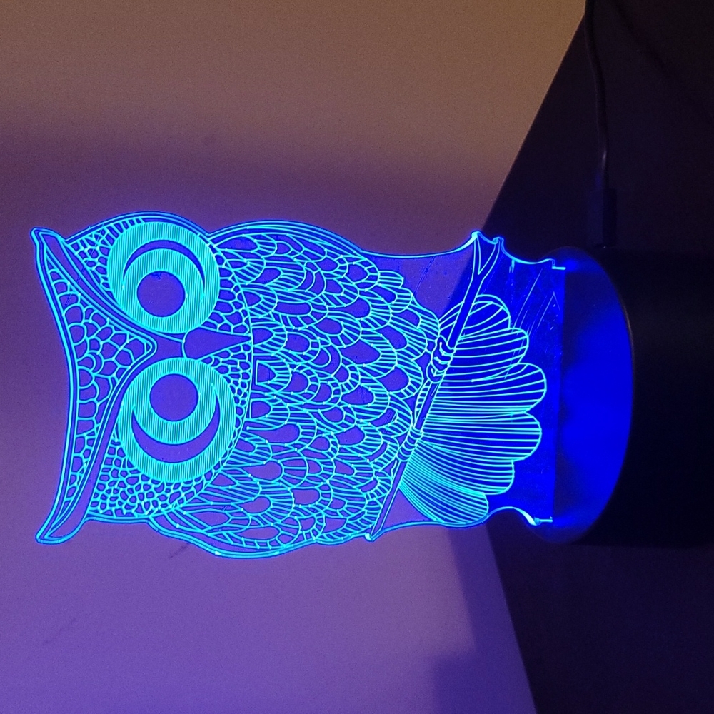 🦉Owl multi-color light 🦉 - Picture 4 of 5
